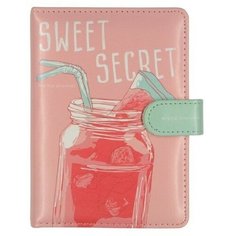 Блокнот А5, 128 листов в линейку с хлястиком на кнопке, MY REFRESH, обложка PVC, ляссе, блок тонированный с иллюстрациями 100 г/м2 Bruno Visconti