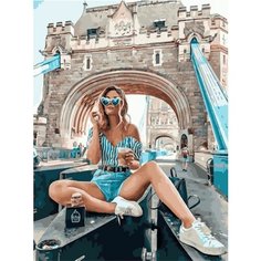 Картина по номерам Стильная красотка 40х50 см АртТойс