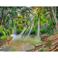 Картина по номерам Река в лесу 40х50 см АртТойс