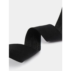 Резинка для шитья бельевая окантовочная 15 мм длина 5 метров блестящая цвет черный эластичная для одежды, белья, рукоделия Нет бренда