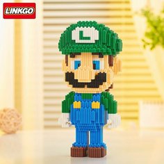 Конструктор набор мини блоки 3D Mario Марио Луиджи 912 дет Планета конструкторов