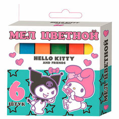 Мел цветной 6 штук Kuromi+My Melody 72003 Centrum