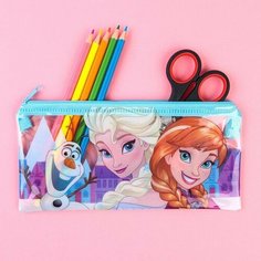 Пенал мягкий, 10х21 см, Холодное сердце Disney