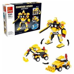 Конструктор «Робот», 106 деталей, 3 варианта сборки Peizhi