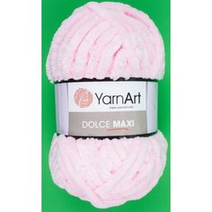 Пряжа YarnArt Dolce MAXI светло-розовый (750), 100%микрополиэстер, 70м, 200г, 3шт