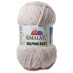 Пряжа Himalaya Dolphin baby крем-брюле (80342), 100%полиэстер, 120м, 100г, 3шт