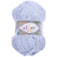 Пряжа Alize Softy plus светло-серый (500), 100%микрополиэстер, 120м, 100г, 5шт