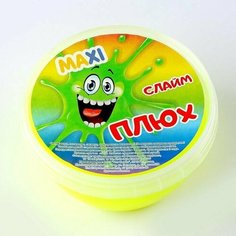 Слайм, контейнер 350 гр, жёлтый Нет бренда