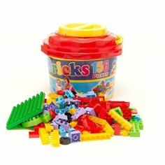 Конструктор BRICKS № 156, в ведре Amin