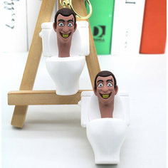 Брелок Шкибиди туалетов игрушки SKIBIDI TOILETS Скибиди туалеты 10 см Ir Aysh