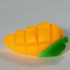 Силиконовая форма для мыла Манго 3D, для свечей гипса 1шт 9,5 х 5,5 х 3,5 Нет бренда