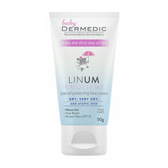 DERMEDIC Детский крем с первых дней жизни защитный SPF 15 Linum Emollient Baby, 50 мл