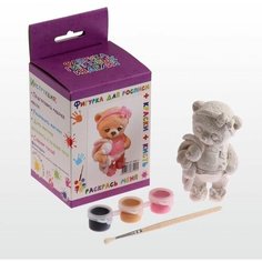 Набор для раскраски Мишка с зайкой 11х8х7см Китай