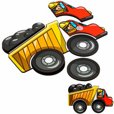 Деревянный конструктор на липучках Самосвал ОА-00000163 /Арбо/ Arbo