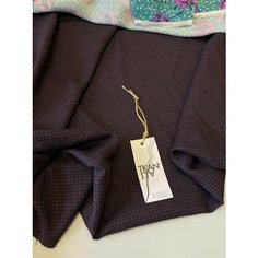 Ткань Костюмно-плательная смесовая шерсть со льном и шелком, 1 м. Noname