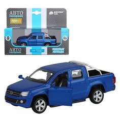 Модель 1:46 Volkswagen Amarok, синий 1251274JB Автопанорама