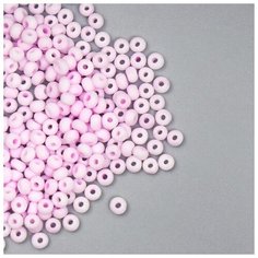Бисер стекло 8/0 "Маршмеллоу. Матовый. Сиреневая пудра" 10 гр Арт Узор