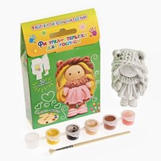 Фигурка-открытка для раскраски "Девочка" ТВОРИМ ВМЕСТЕ