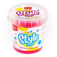 Слайм STYLE SLIME классический « Розовый с ароматом вишни», 150 мл Lori