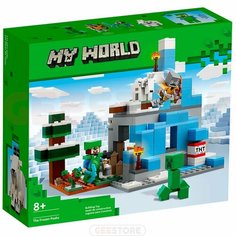 Конструктор Майнкрафт Ледяные вершины Lele (Prck)