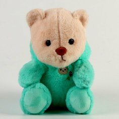 Мягкая игрушка "Медвежонок" в костюме, 23 см, цвет бирюзовый Gold Seller