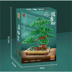 Конструктор Bonsai Tree Бонсай сосна Йингке 1141 деталь Wooods