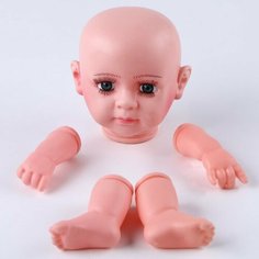 Набор для изготовления куклы: голова, 2 руки, 2 ноги, на куклы 60 см NO Name