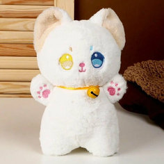 Мягкая игрушка котенок аниме/ Кот аниме 22 см, белый Dg Shopp