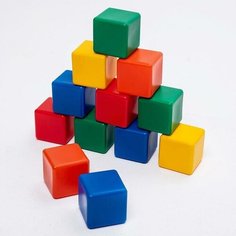 Соломон Набор цветных кубиков, 6 × 6 см, 12 штук Solomon