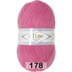 Пряжа Lanagold 800 Alize (178), 100г, 800м, 49% шерсть, 51% акрил (2 шт.)