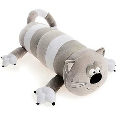 Мягкая игрушка Кот-Батон, цвет серый, 56 см Китай