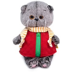 Мягкая игрушка Басик Baby в стеганом жилете, 20 см Китай