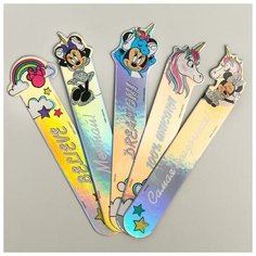 Disney Набор открыток-закладок "Мечтай", Минни Маус, 5 шт.