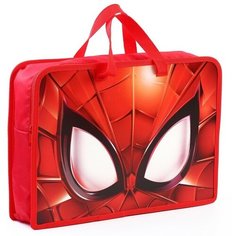 MARVEL Папка с ручками А4, 33х24х8 см, пластик, Человек-паук