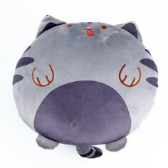 Мягкая игрушка-подушка «Кот», 43 см, цвет серый NO Name