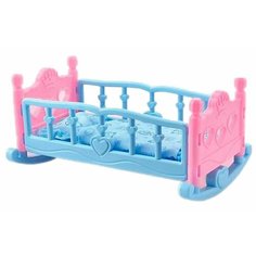 S+S / Игрушка S+S Кроватка-качалка для куклы 1 шт