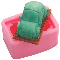 Молд силикон "Машинка жук" 8х5,5х3,8 см Noname