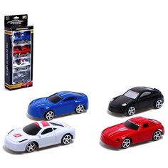 Машина «Супергонщик», набор 4 штуки Noname