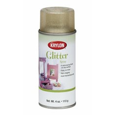 Лак с блестками Krylon Glitter, золото, 113гр