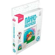 Панно-раскраска Lori 3D Art Ежик х2шт