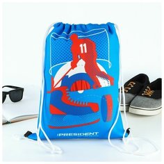 Мешок для обуви «Игра сильных», цвет голубой, 41 х 31 см Нет бренда