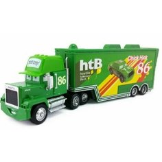 Литая коллекционная металлическая машинка из мультфильма "Тачки" (Cars) контейнеровоз Чико трейлер Аэролайнер Нет бренда