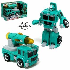 Конструктор винтовой "Военная техника", 2 в 1 робот-машина Top Market