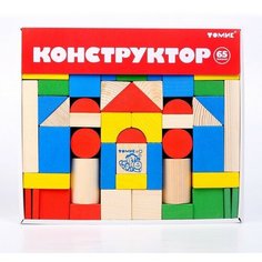 Конструктор Цветной, 65 элементов Китай