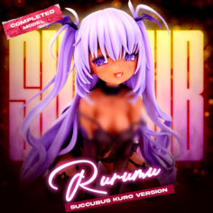 Аниме фигурка Succubus Rurumu Kuro Version 13 см Lawe