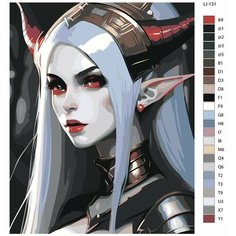 Картина по номерам,"Живопись по номерам",100 x 125, LI-131,