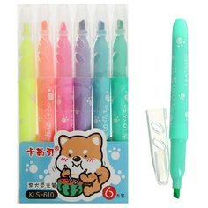 Фломастеры 6 цветов, на блистере, вентилируемый колпачок Dreammart