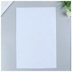 Фетр мягкий 1 мм 20х30 см белый Noname