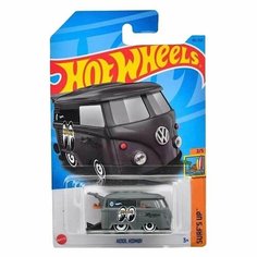 HKK80 Машинка игрушка Hot Wheels металлическая коллекционная Kool Kombi серый