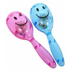 Маракас «Смайлик», с подсветкой, набор 2 шт, цвета микс Noname